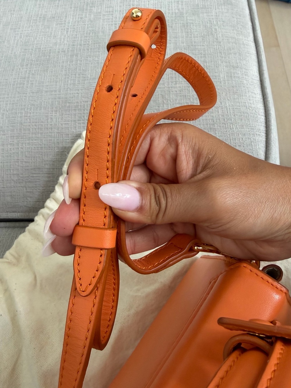 Jacquemus le chiquito noeud Orange bag - Picture 3 of 7